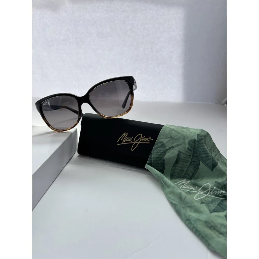Maui Jim Polarized Sunglasses Starfish Cat Eyes Tortoise Brown w/Bronze Lenses